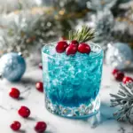 Frosty Blue Cocktail
