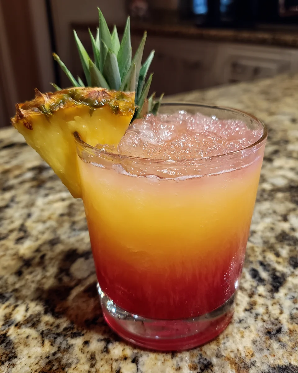 Malibu Sunset: The Beachy Cocktail