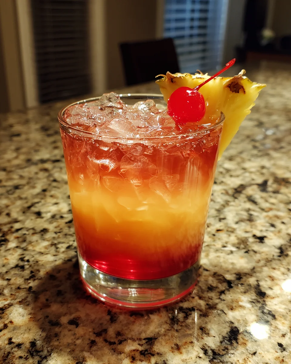 Pineapple Upside-Down Cake Shot