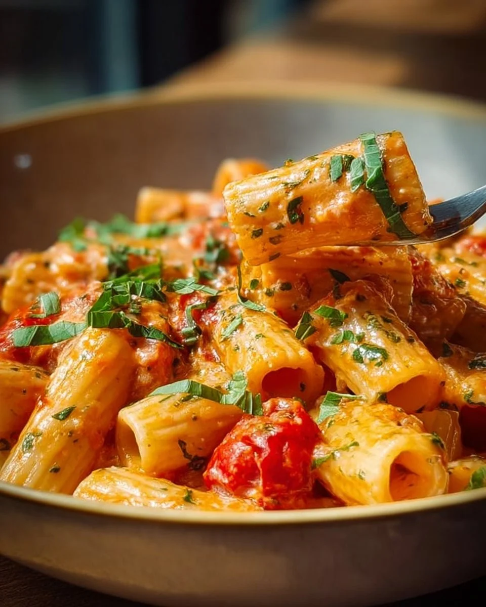 Creamy Tomato Garlic Pasta
