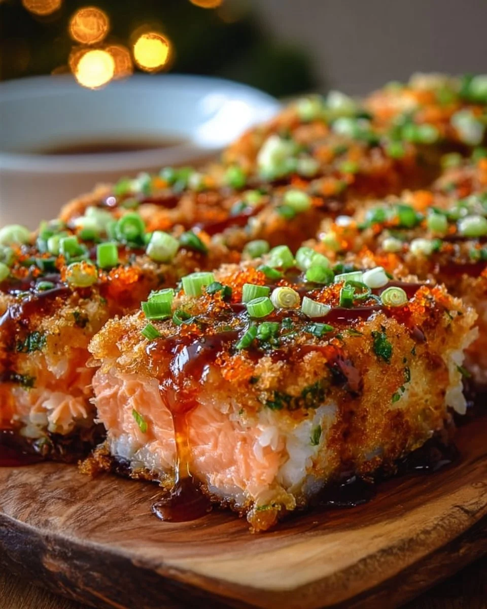 Spicy Salmon Sushi Bake Recipe