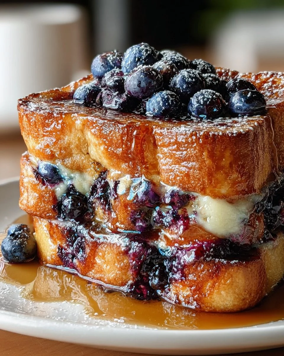 Blueberry Sourdough French Toast