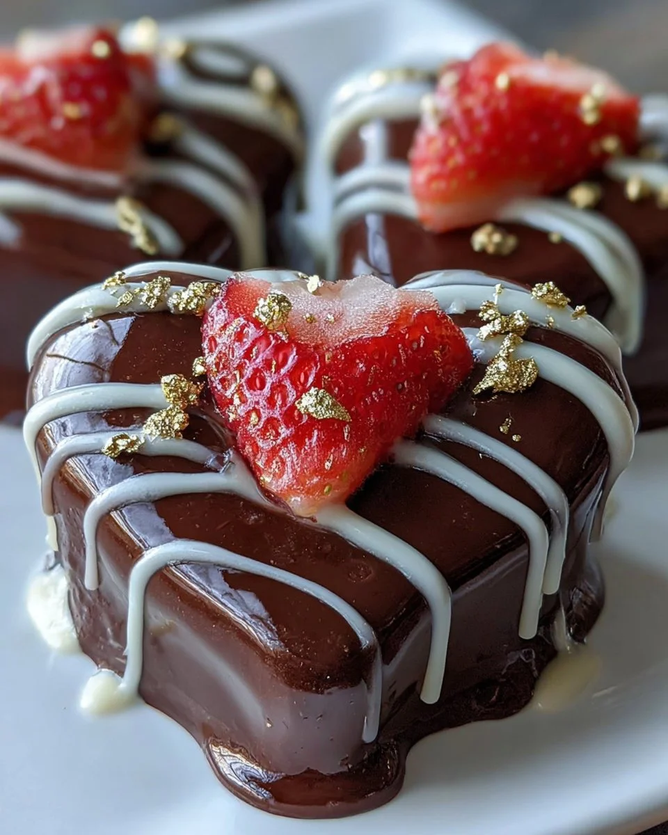 Breakable Chocolate Heart Strawberries