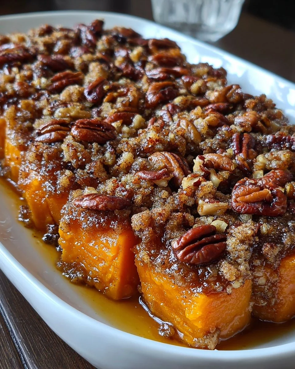 Candied Yams Pecan Streusel