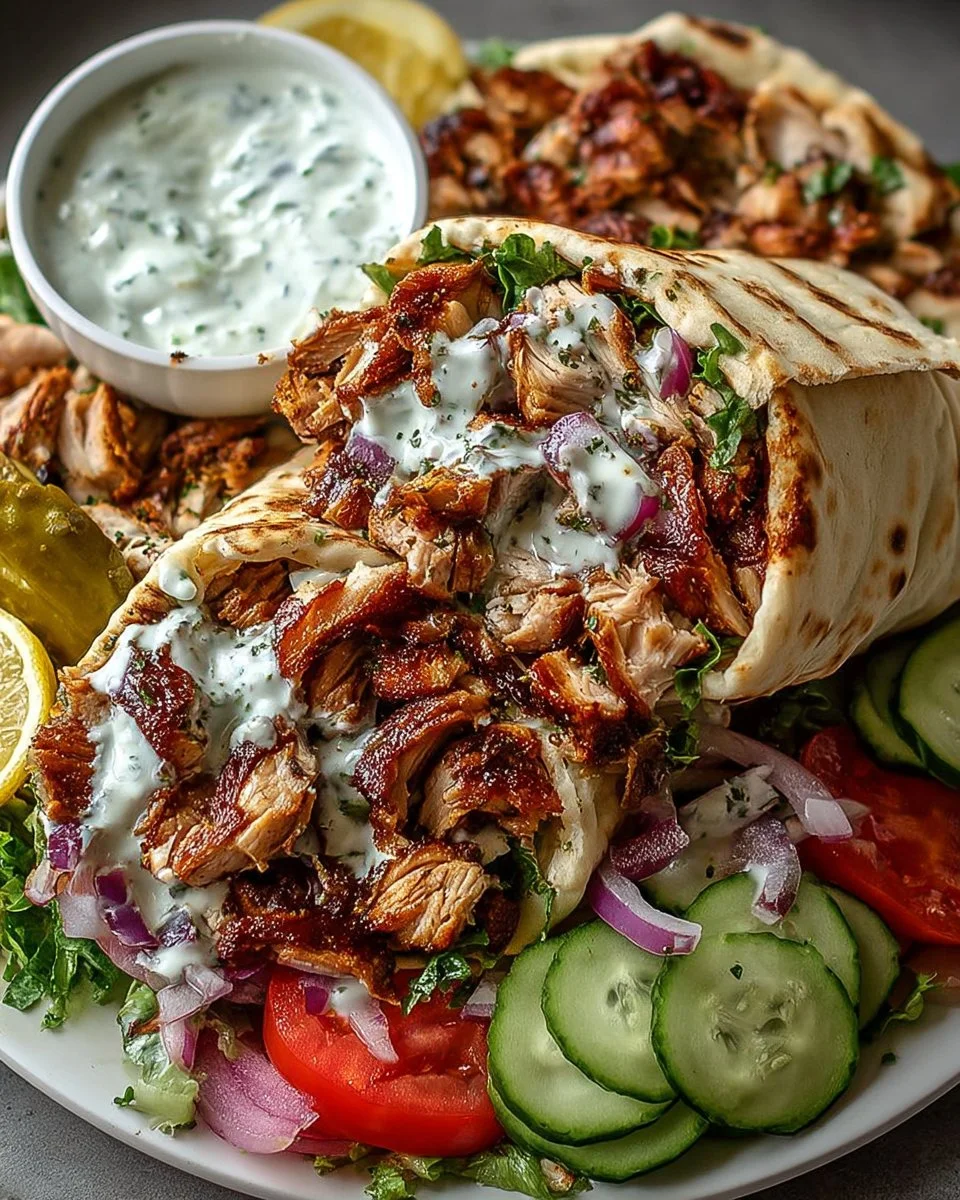 Chicken Shawarma with Garlic Sauce