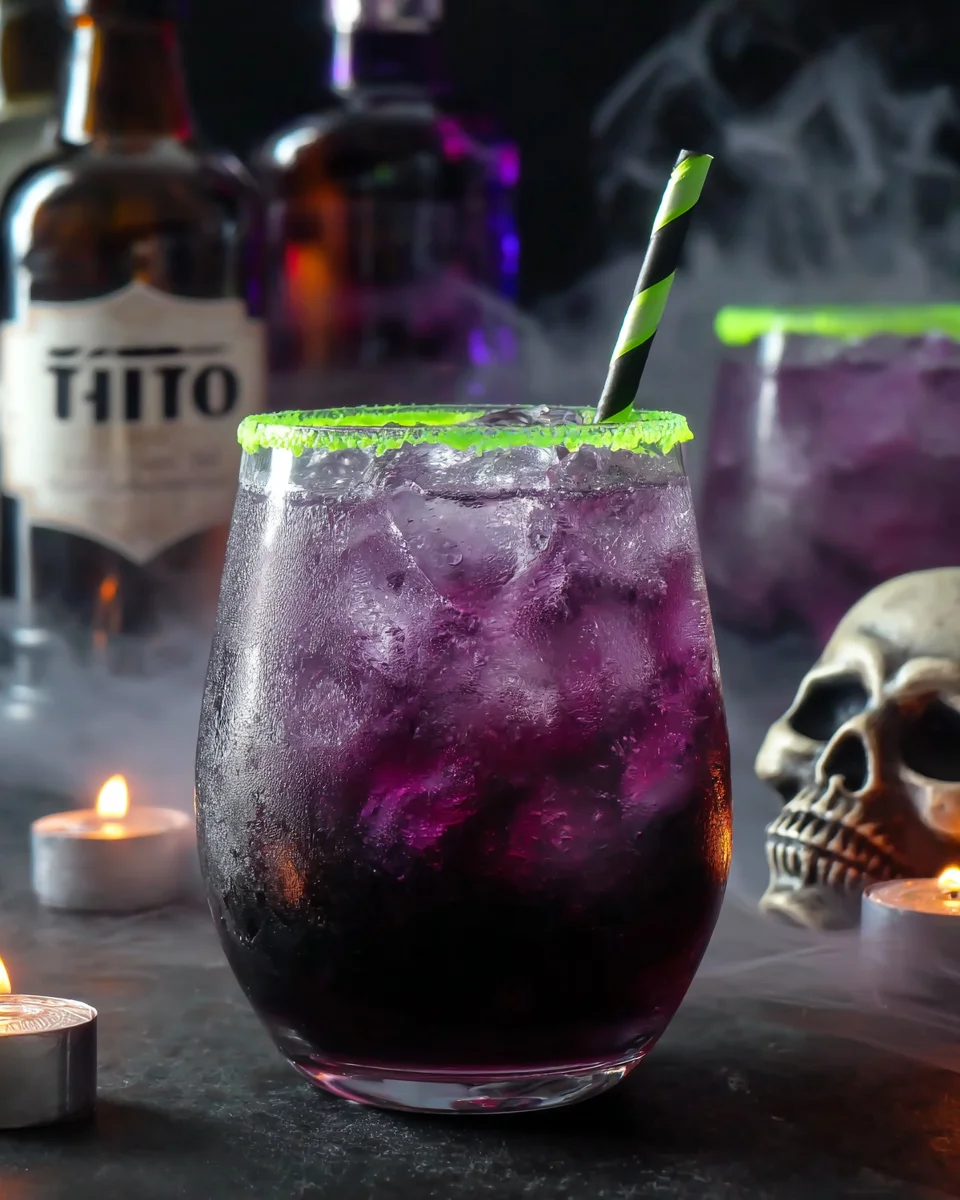 Drunk Witch Cocktail: A Wickedly Fun Vodka Potion for Spooky Sips 🧙‍♀️💜