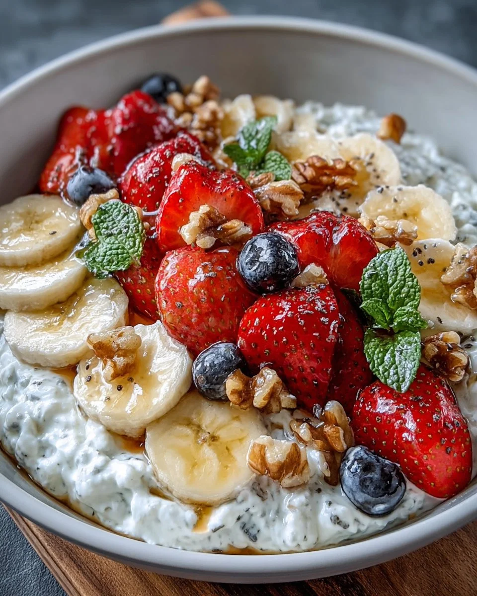 Cottage Cheese Fruit Bowl