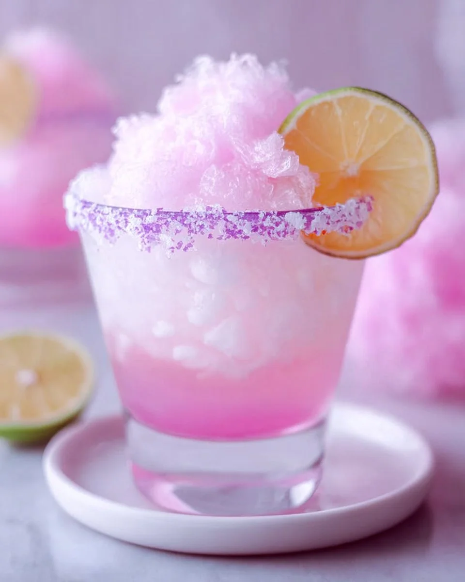 Cotton Candy Margarita Cocktail