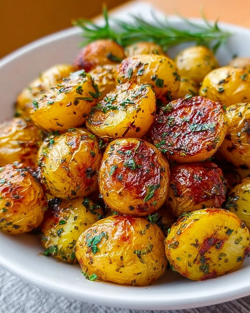 Crispy Oven Roasted Baby Potatoes