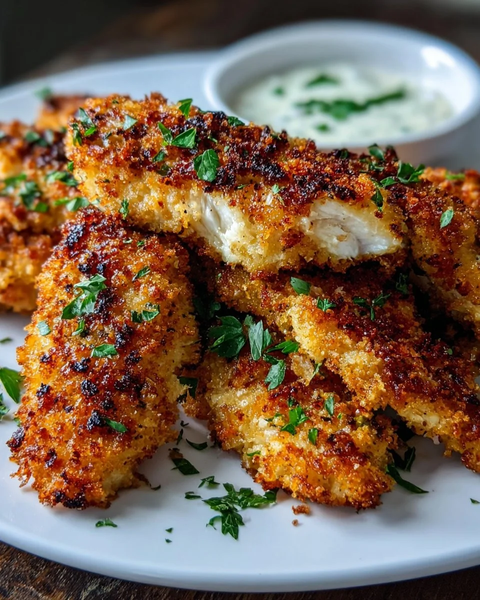 Crispy Panko Ranch Chicken