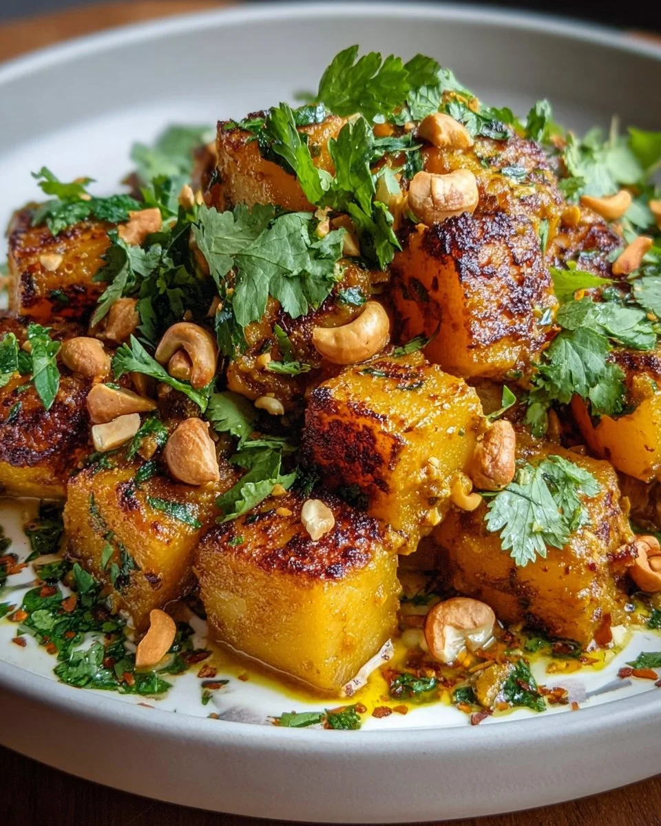 Curried Celeriac with Coconut