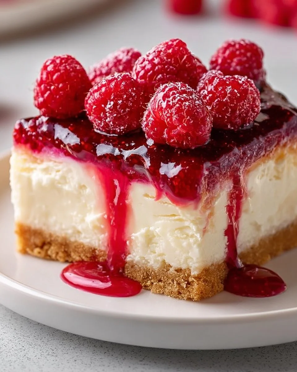 Dreamy Raspberry Cheesecake