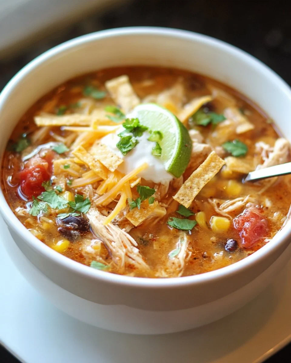 Easy Chicken Tortilla Soup