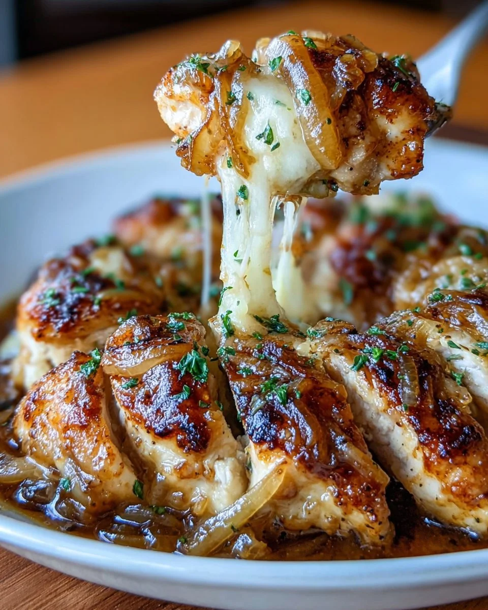 French Onion Chicken Bake