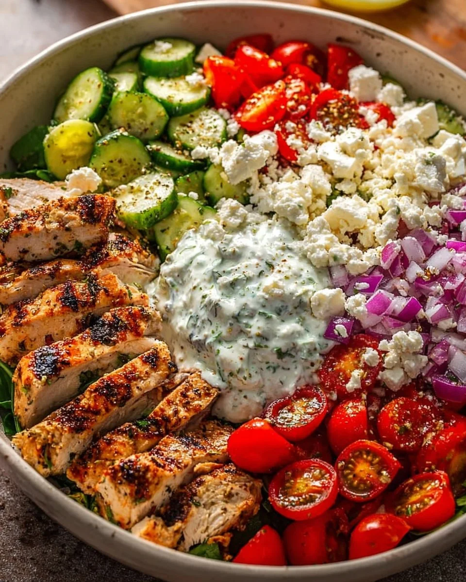 Greek Chicken Bowls