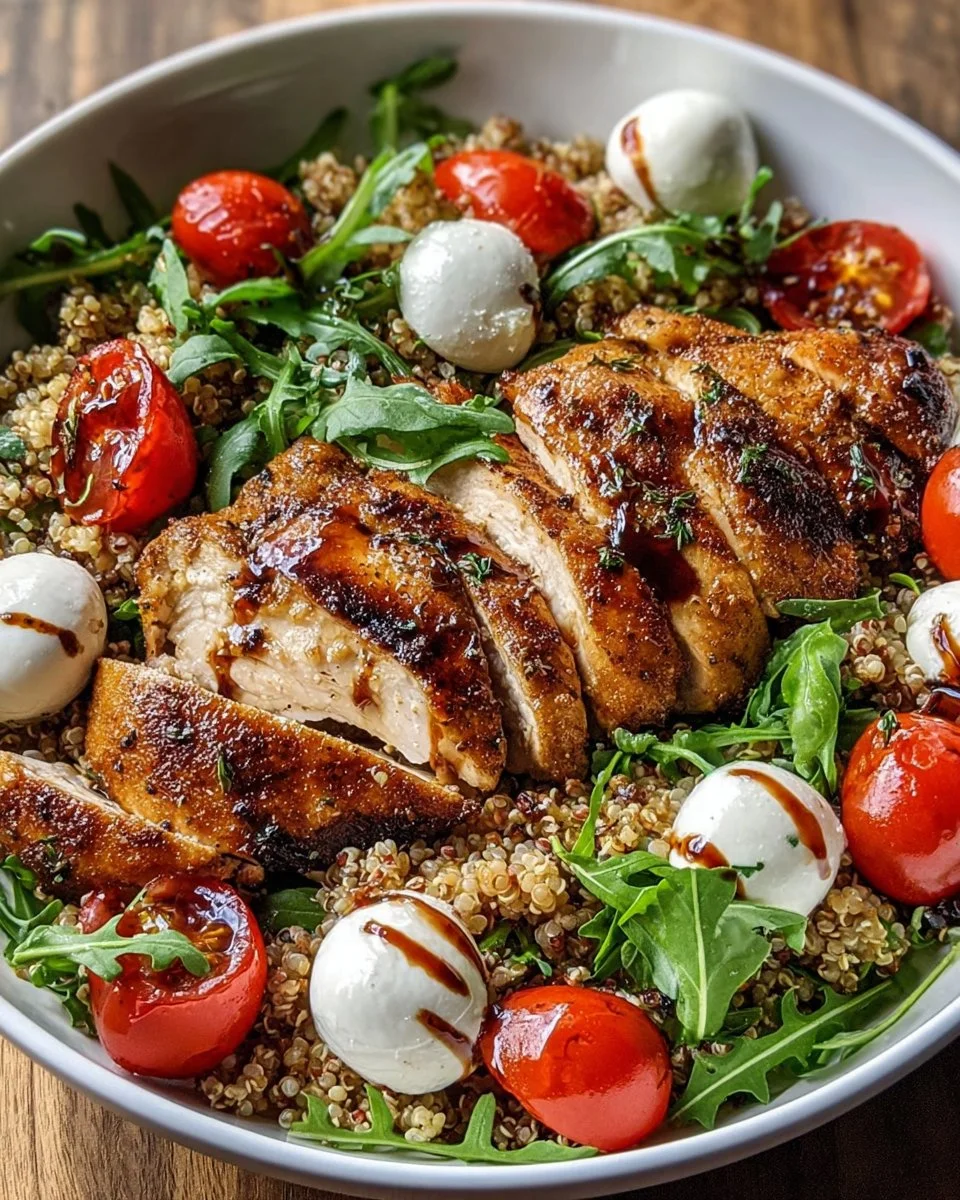 Grilled Chicken Caprese Bowls