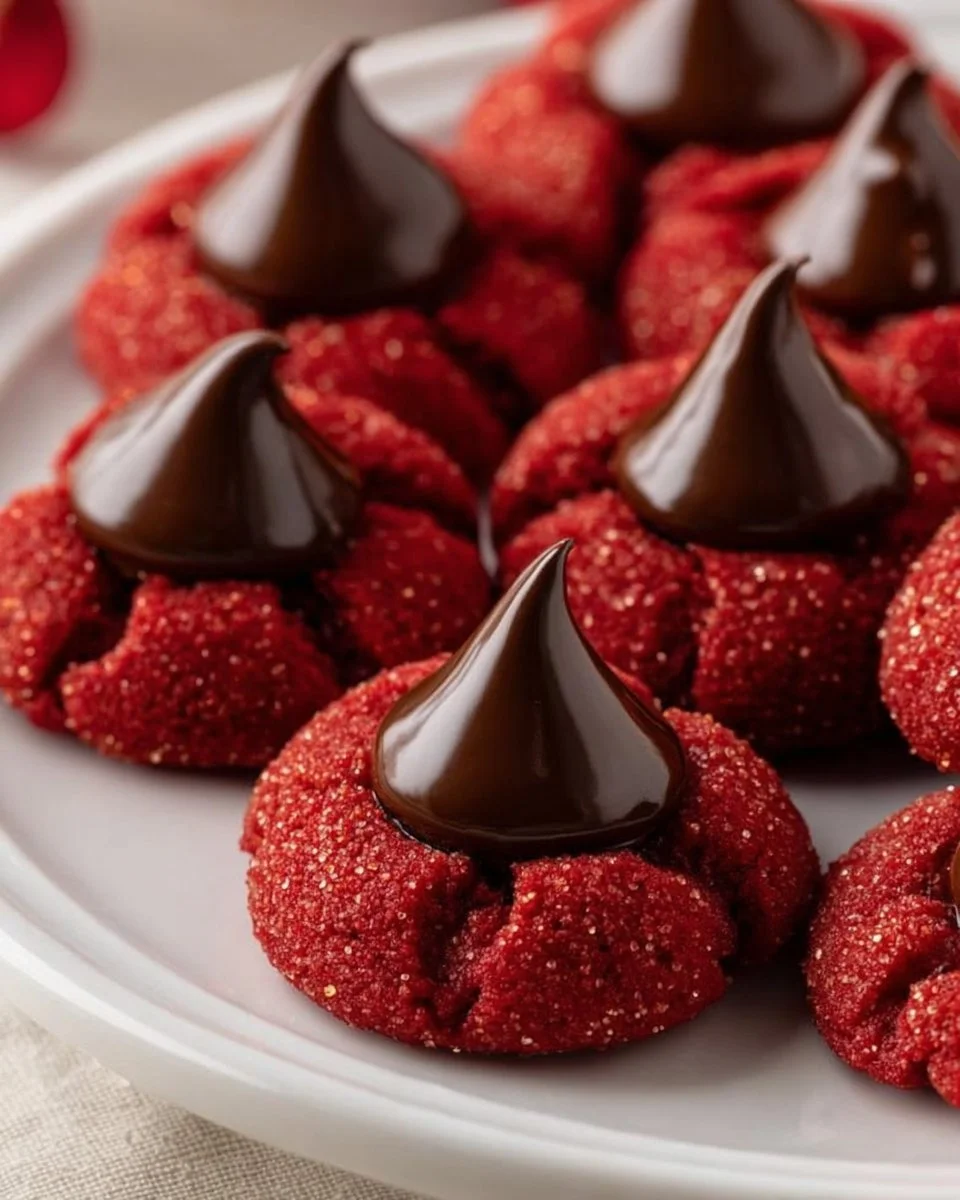 Hershey’s Red Velvet Blossoms