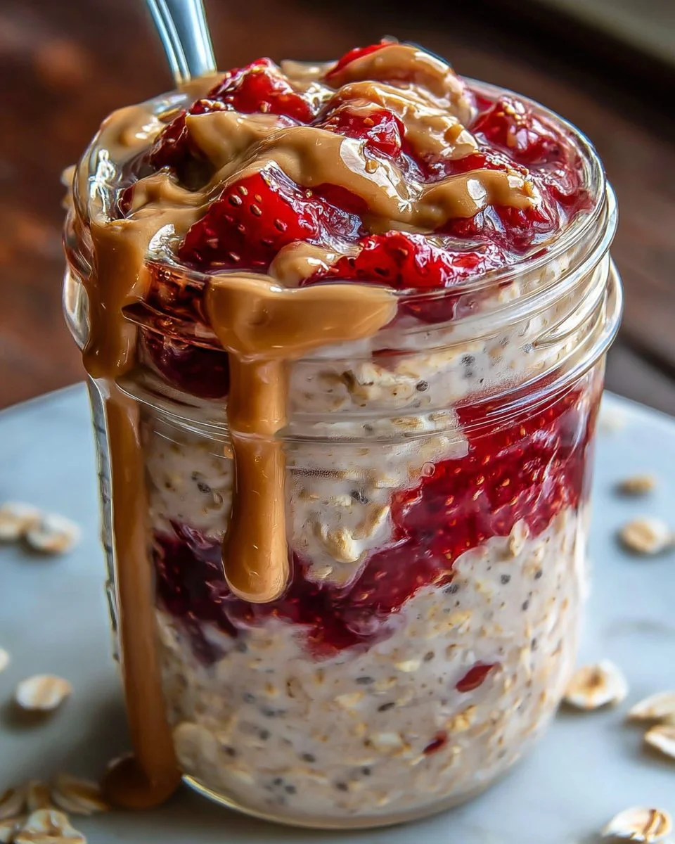 High-Protein Peanut Butter Jelly Oats