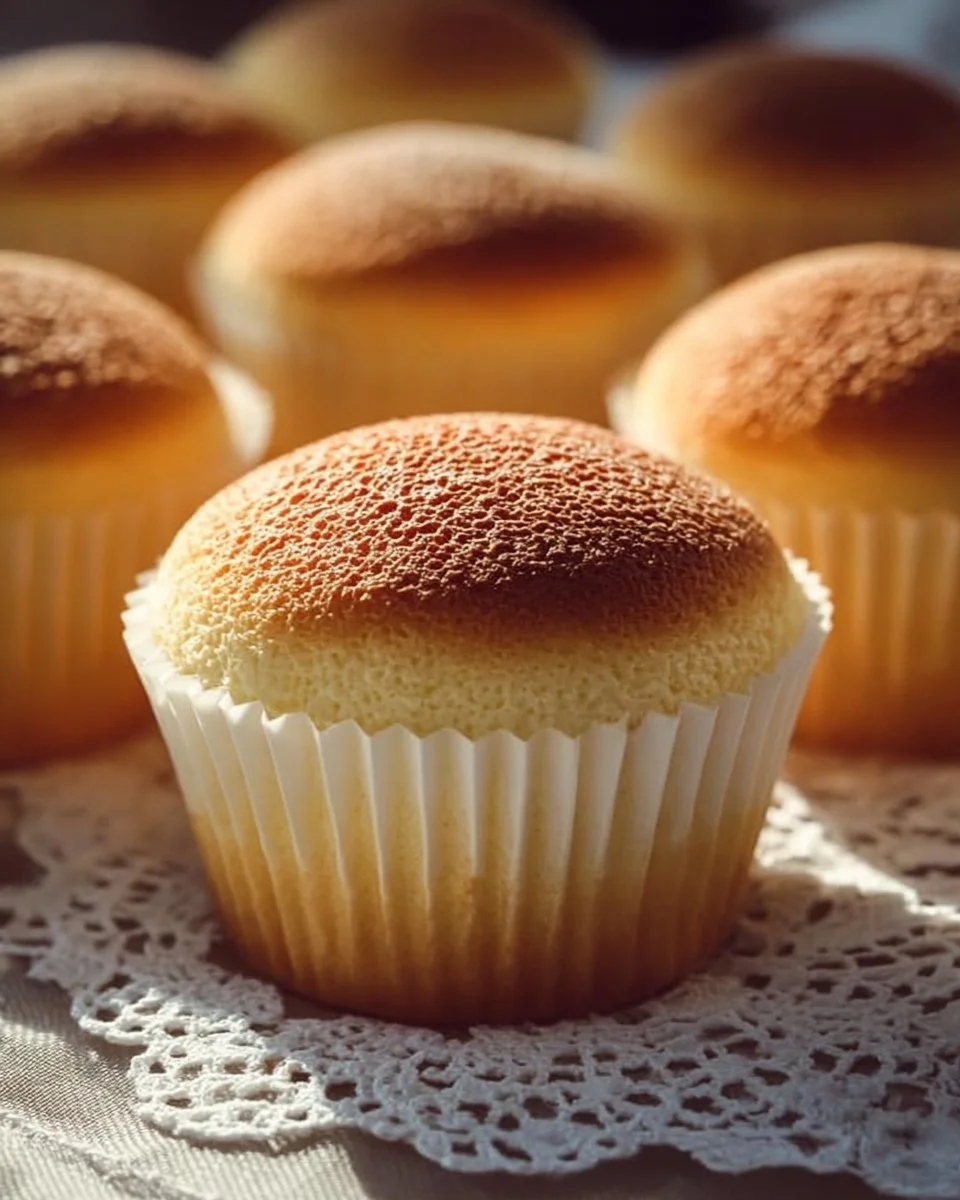 Japanese Cotton Cheesecake Cupcakes