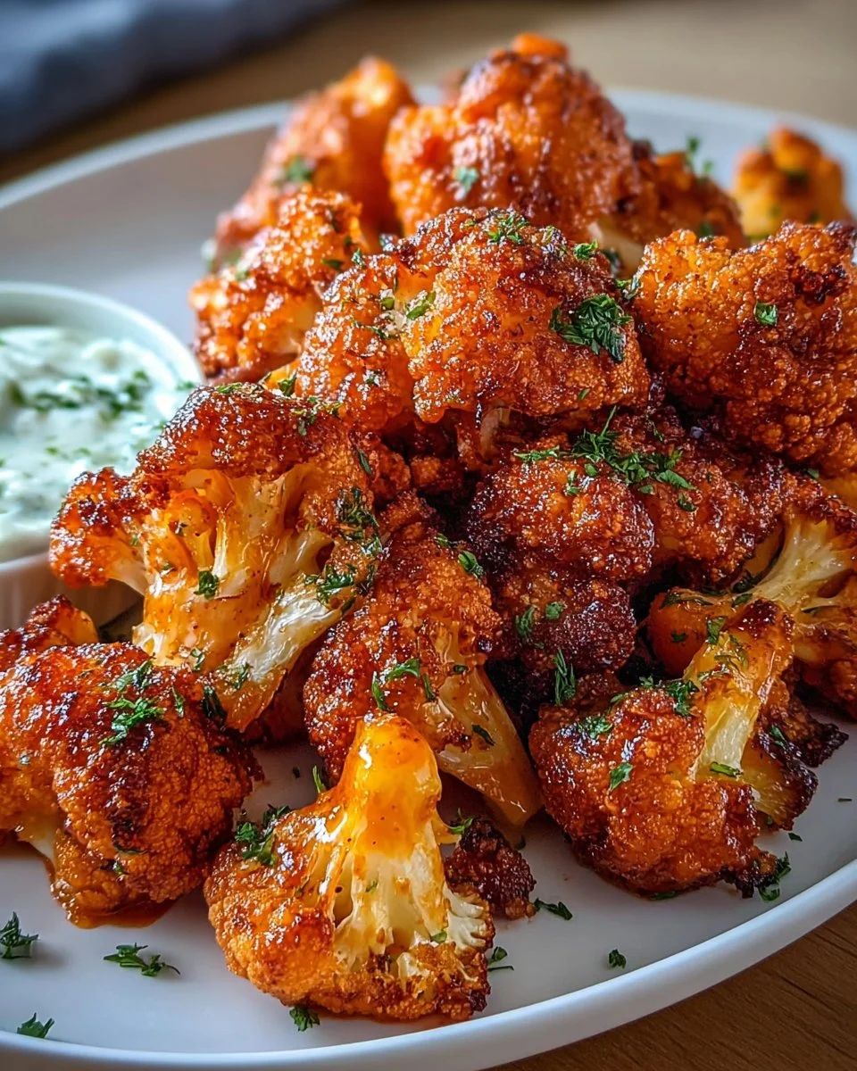 Keto Buffalo Cauliflower Wings