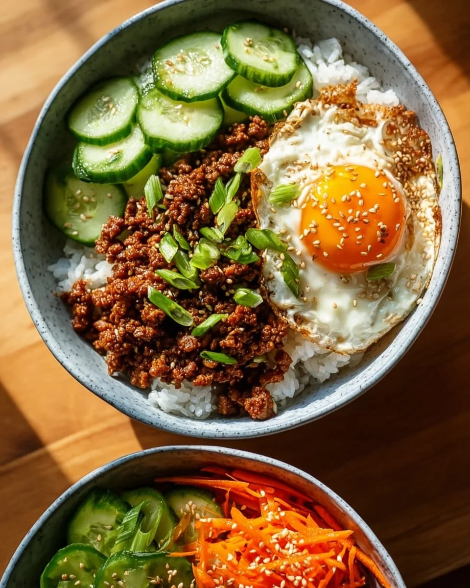 Korean Ground Beef Bowl