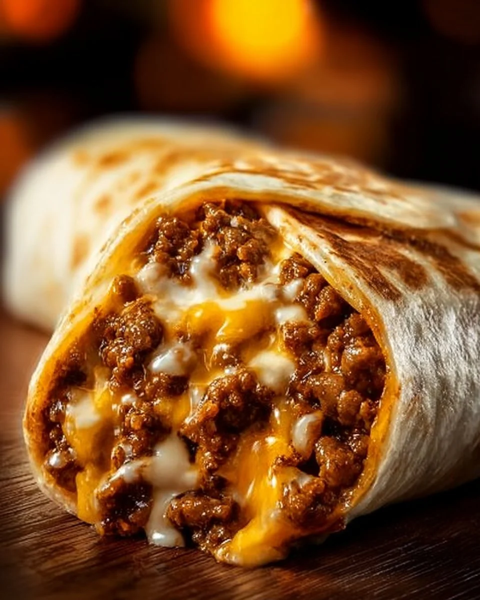 Loaded Taco Bell Beefy Melt Burrito