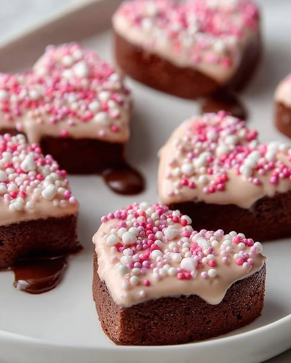 Mini Heart Shaped Cakes for Valentine’s Day