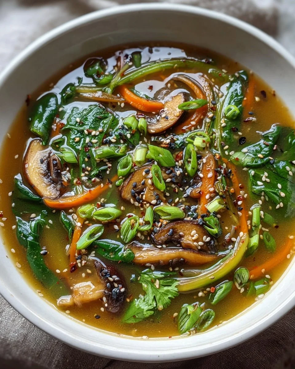 Miso Ginger Winter Soup