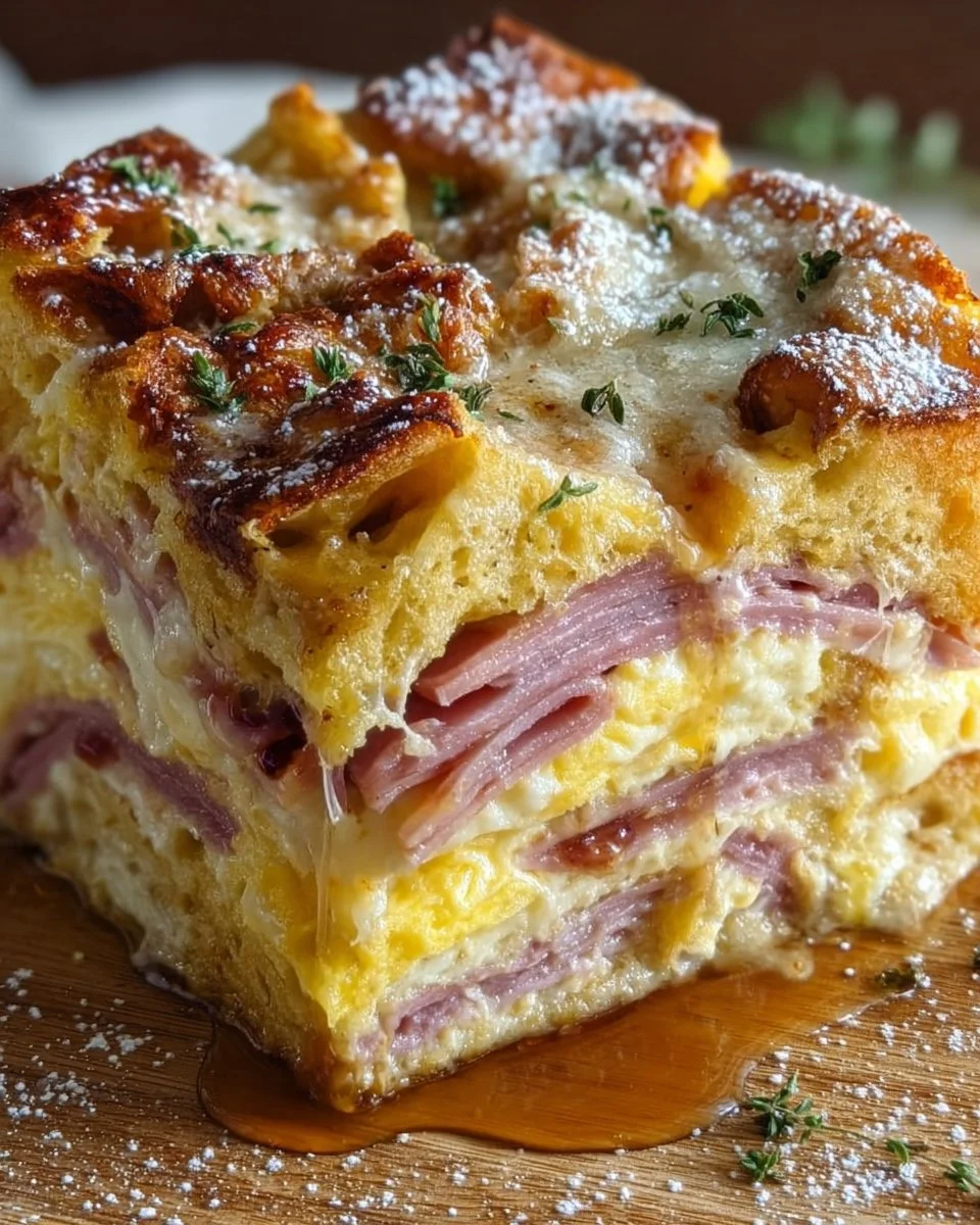 Monte Cristo Breakfast Casserole
