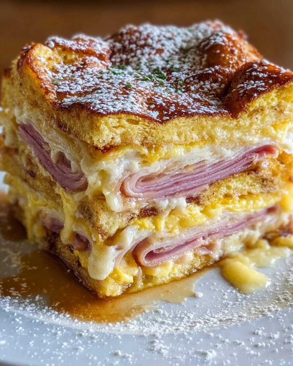 Monte Cristo Breakfast Casserole