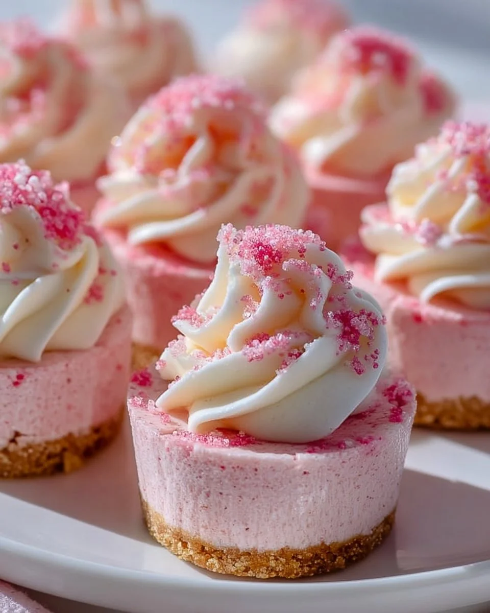 No-Bake Pink Velvet Cheesecake Bites: Creamy Bliss Awaits!