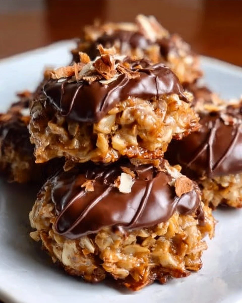 No Bake Preacher Cookies