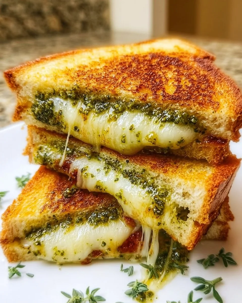 Pesto Grilled Cheese