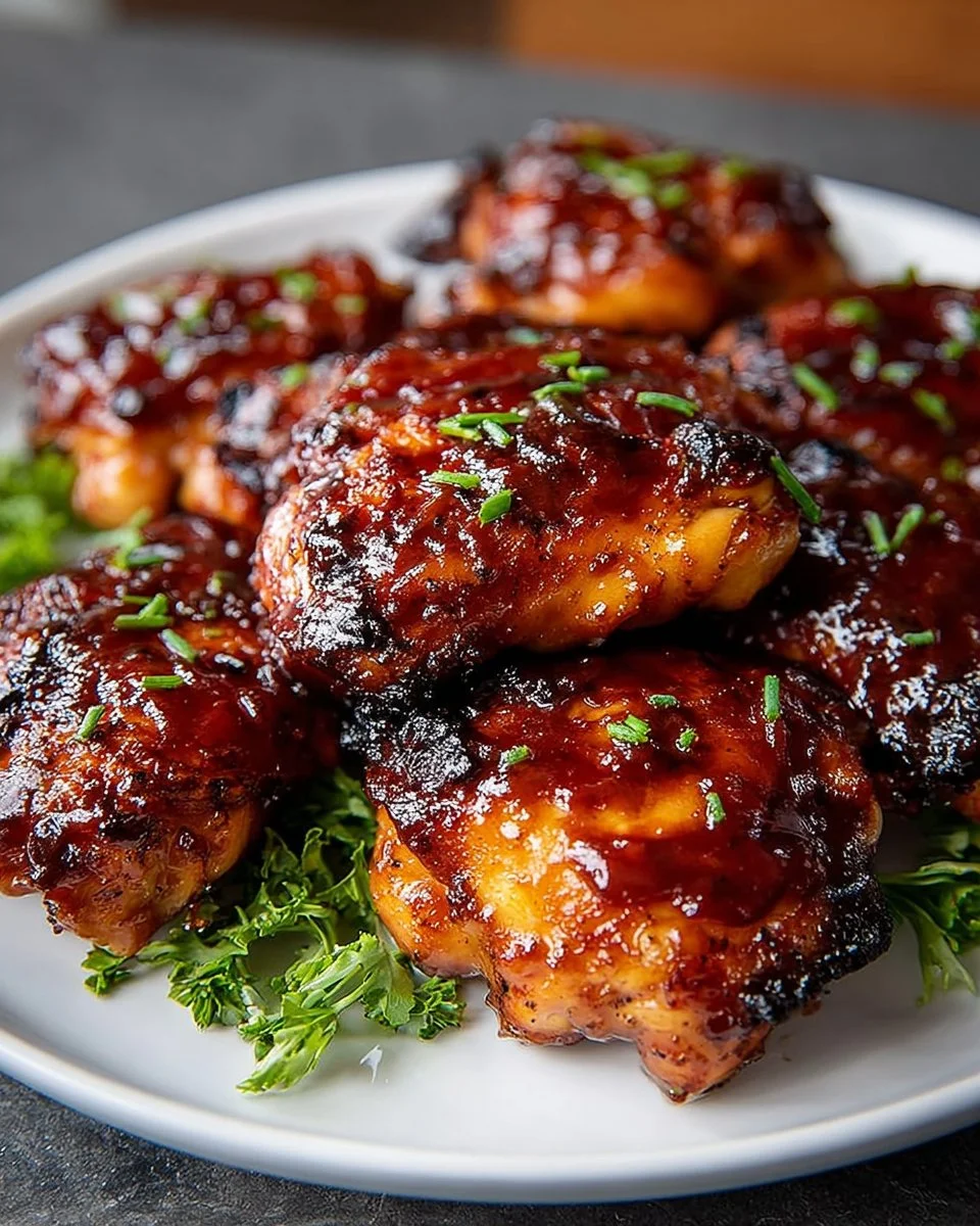 Quick BBQ Chicken Thighs