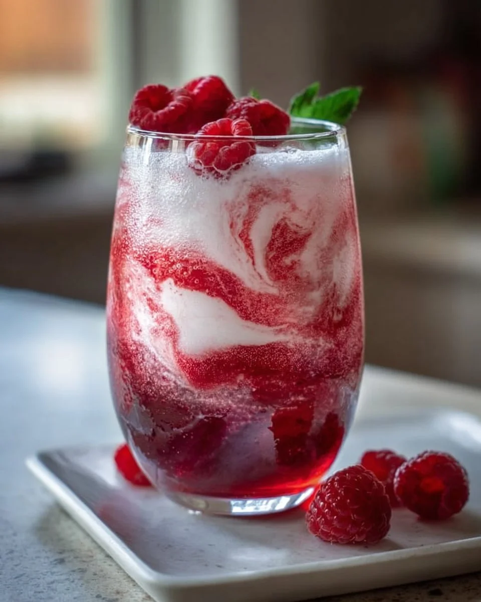 Raspberry Dream Dirty Soda