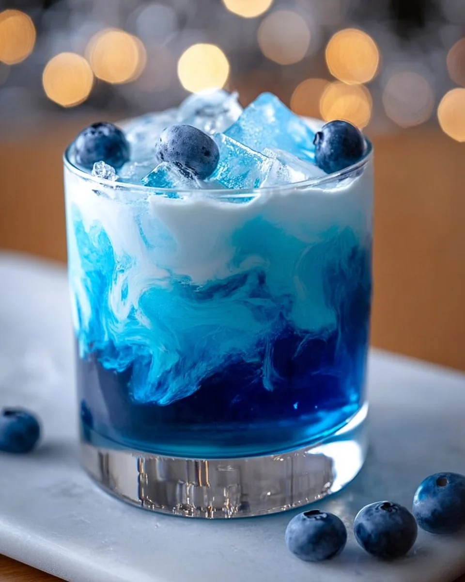 Russian Blue Moon Cocktail