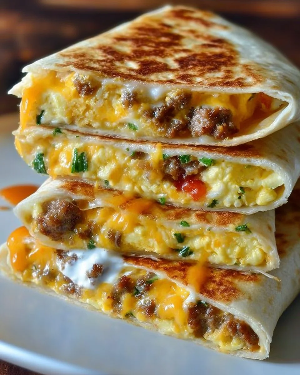 Satisfy Mornings with My Easy Breakfast Crunchwrap Delight