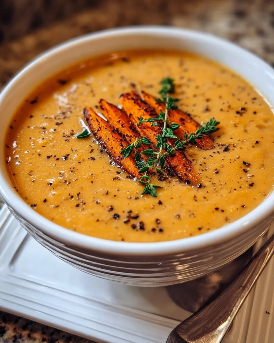 Savory Italian Sweet Potato Soup