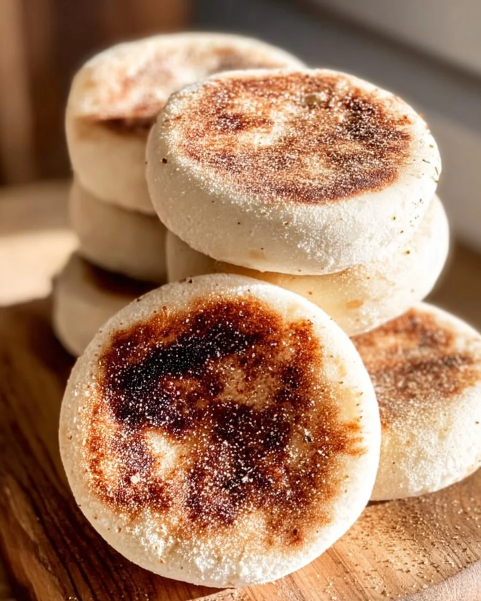 Sourdough English Muffins