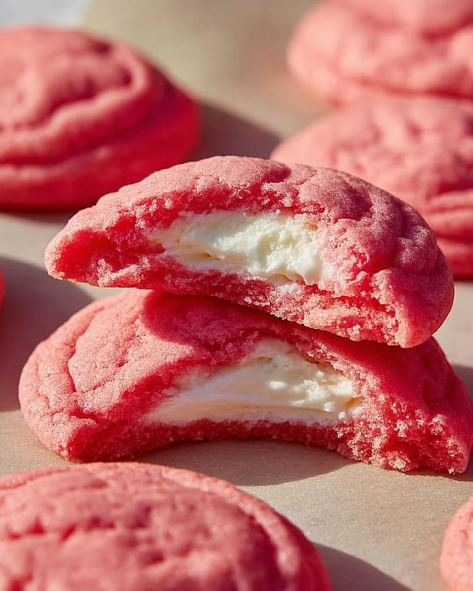 Strawberry Cheesecake Cookies
