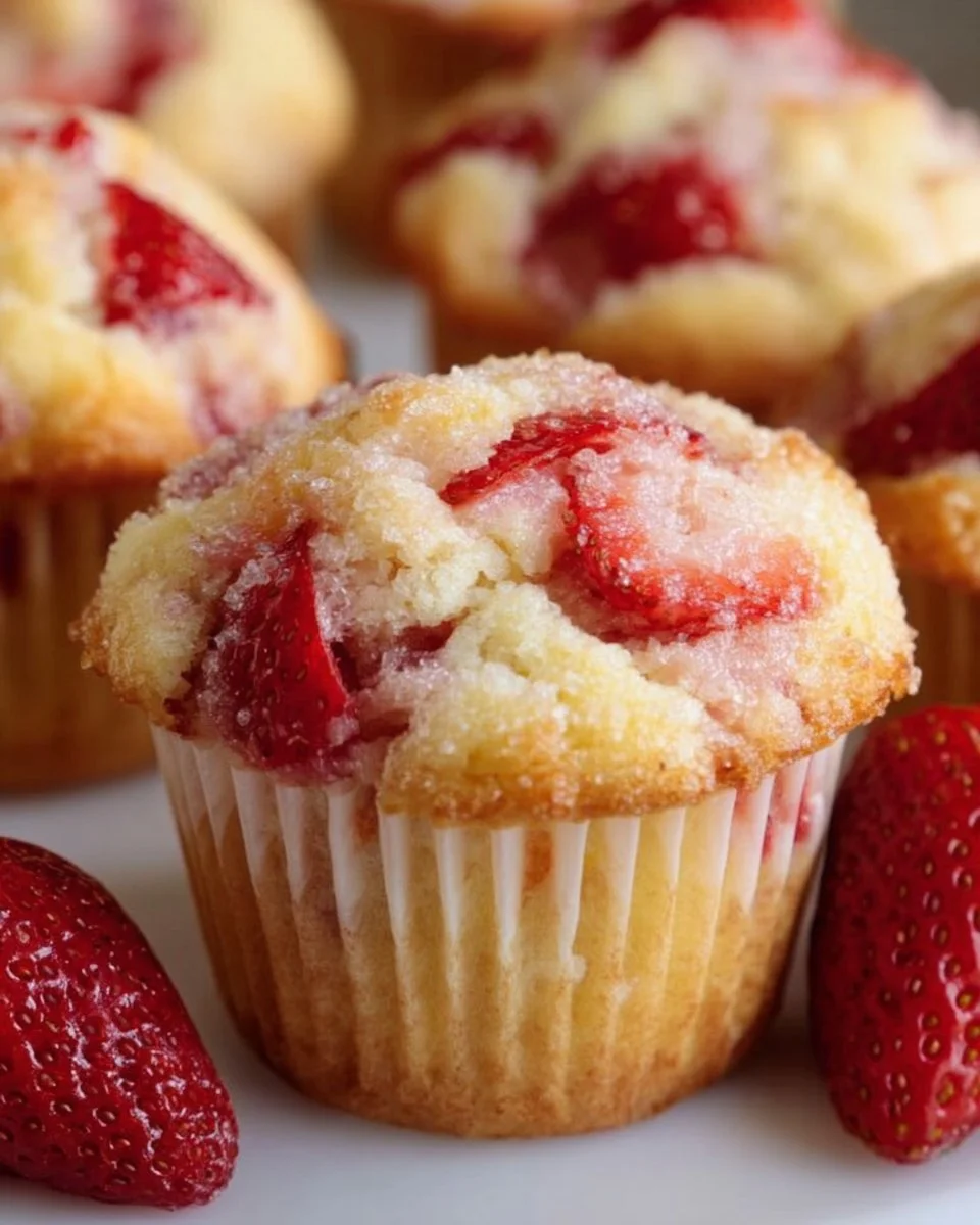 Strawberry Cream Cheese Muffins