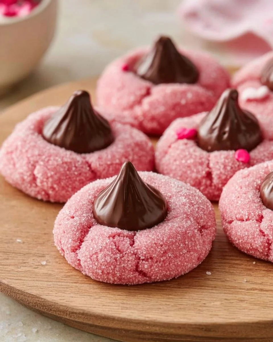 Strawberry Kiss Cookies
