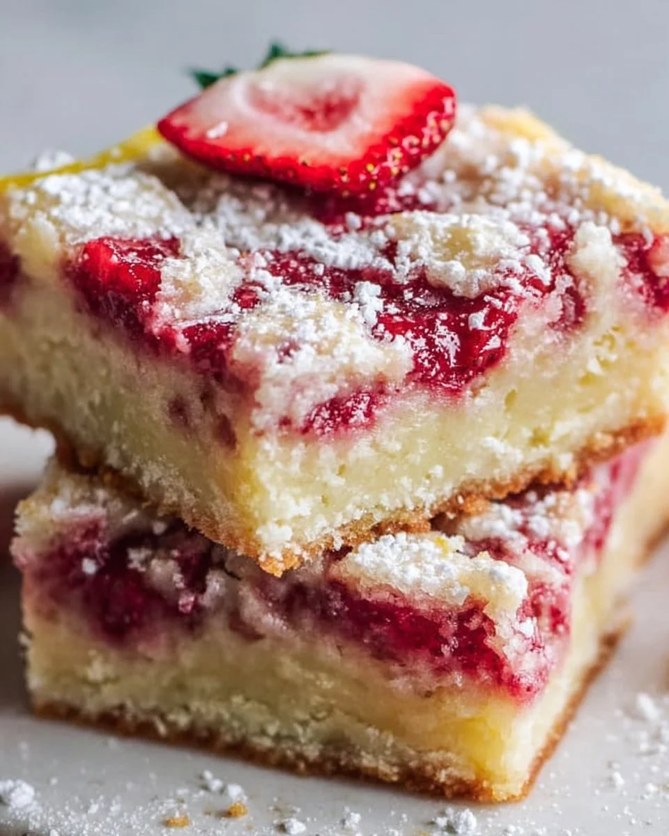 Strawberry Lemon Bars
