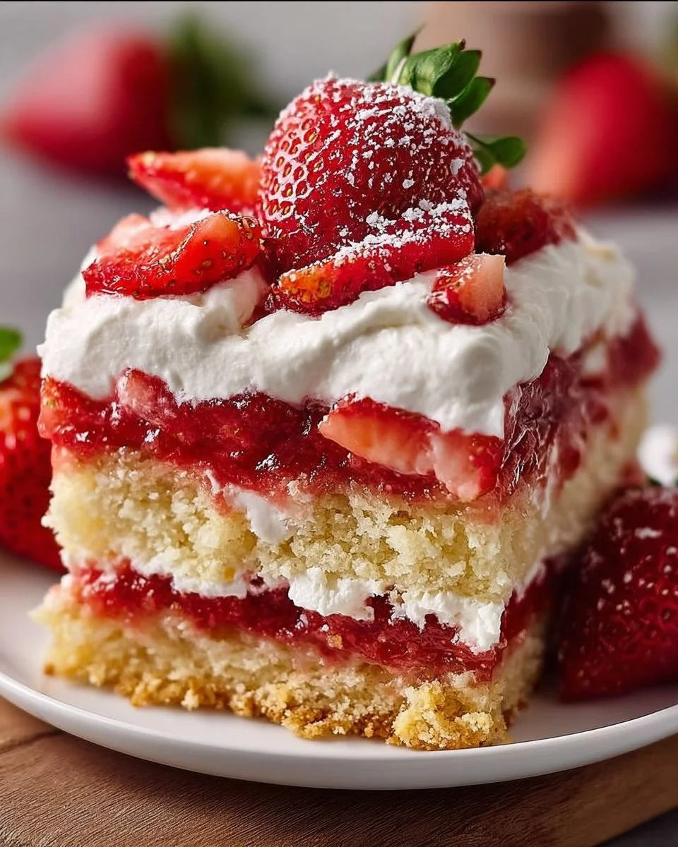 Strawberry Shortcake Bars