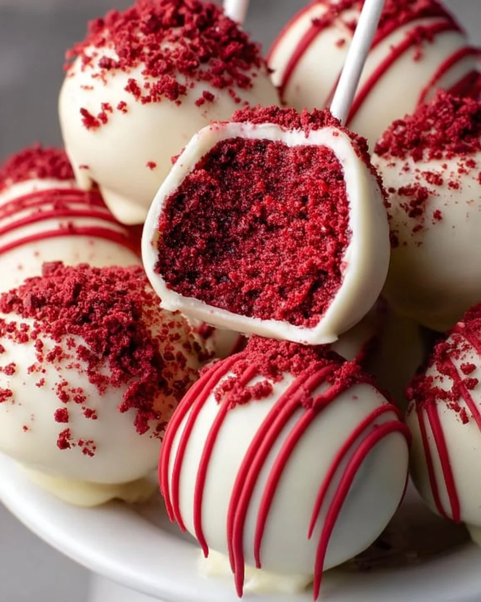 Tasty Red Velvet Cake Pops