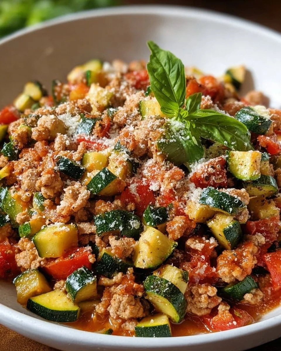 Turkey Zucchini Skillet
