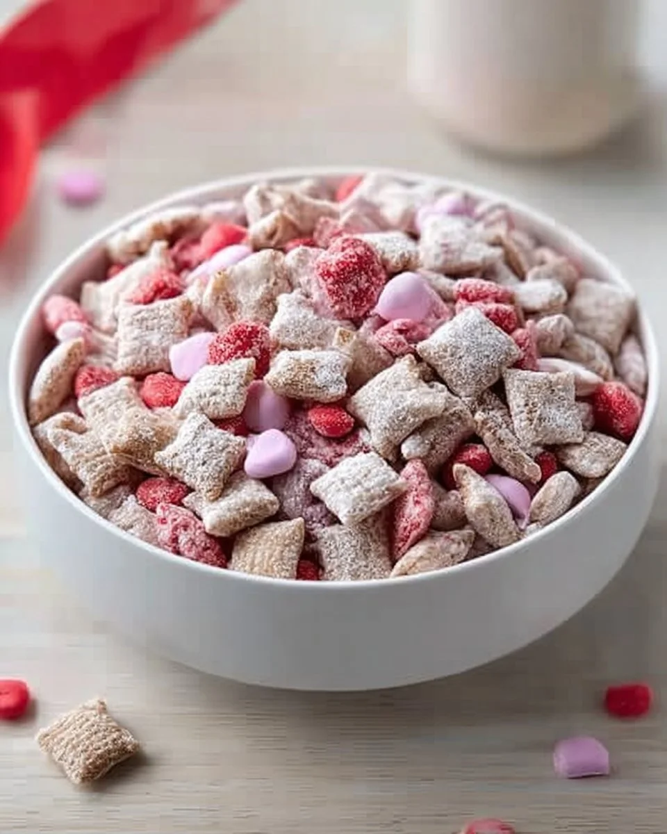 Valentine’s Day Muddy Buddies