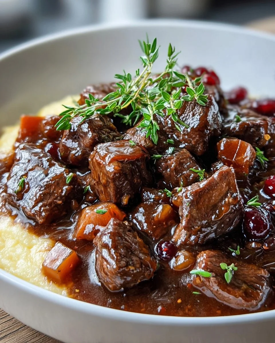 Venison Stew with Sloe Gin