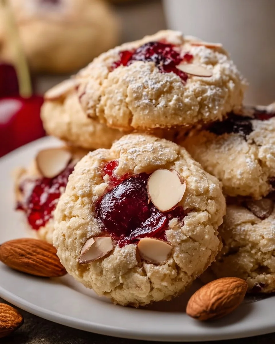 Almond Cherry Cookies