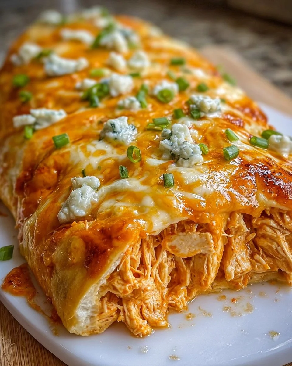 Buffalo Chicken Cheese Bake